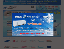 Tablet Screenshot of dienlanhthienthuan.com